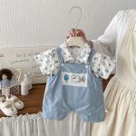 【66-90cm】ロンパース ベビー プリント 韓国風 - 画像 (4)
