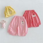 【73-120cm】パンツ ベビー チェック柄 フルーツ - 画像 (4)