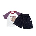 【73-120cm】Tシャツorパンツ ベビー ラグラン カートゥーン - 画像 (6)