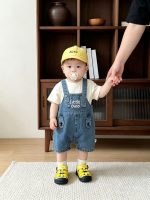 【73-120cm】サロペット ベビー 英字 合わせやすい - 画像 (6)