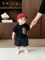 【73-110cm】Tシャツorパンツ ベビー カートゥーン トレンド