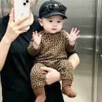 【66-90cm】ロンパース ベビー レオパード おしゃれ - 画像 (3)