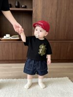 【73-110cm】Tシャツorパンツ ベビー カートゥーン トレンド - 画像 (3)