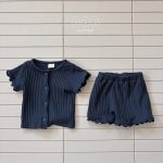 【73-120cm】セットアップ ベビー 無地 シンプル - 画像 (2)