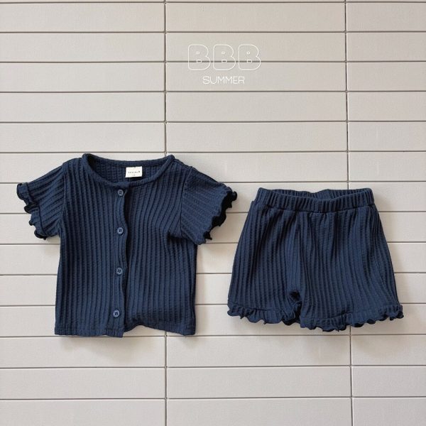 【73-120cm】セットアップ ベビー 無地 シンプル