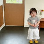 【73-120cm】半袖Tシャツ ベビー リボン付き ファッション - 画像 (7)