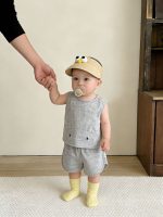 【73-120cm】セットアップ ベビー かわいい 通気性拔群 - 画像 (3)