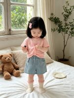 【73-120cm】Tシャツorパンツ ベビー 薄手 スウィート - 画像 (4)