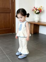 【73-120cm】セットアップ ベビー かわいい シンプル - 画像 (3)