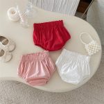 【66-100cm】パンツ ベビー 無地 かわいい - 画像 (4)