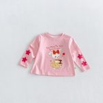 【80-130cm】長袖Tシャツ 女の子 カートゥーン レイヤード - 画像 (10)