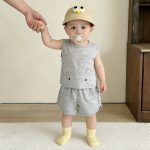 【73-120cm】セットアップ ベビー かわいい 通気性拔群 - 画像 (7)