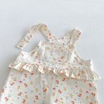 【80-130cm】トップスorサロペット 女の子 フリル カジュアル - 画像 (11)