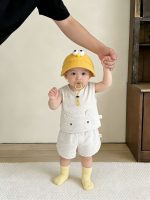 【73-120cm】セットアップ ベビー かわいい 通気性拔群 - 画像 (5)