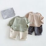 【80-130cm】トップスorパンツ 男の子 無地 カジュアル - 画像 (2)