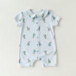 【66-90cm】ロンパース ベビー 折り襟 履きやすい - 画像 (8)