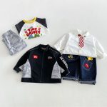 【80-130cm】トップスorボトムス 男の子 カートゥーン カッコイイ - 画像 (2)