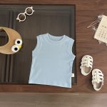 【73-110cm】ベストorショーパンツ ベビー 通気性拔群 シンプル - 画像 (8)