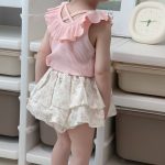【73-110cm】パンツ ベビー 花柄 フリル おしゃれ - 画像 (4)