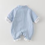 【66-90cm】カバーオール ベビー ストライプ お出かけに - 画像 (6)
