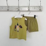 【73-120cm】セットアップ ベビー ノースリープ カジュアル - 画像 (6)