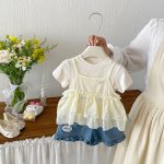 【73-100cm】トップスorボトムス ベビー リボン カジュアル - 画像 (5)