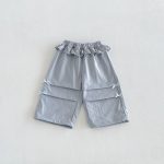 【80-130cm】パンツ 女の子 フリル リボン付き 無地 - 画像 (9)
