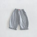 【80-130cm】パンツ 女の子 フリル 無地 4色選べる - 画像 (7)