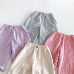 【80-130cm】パンツ 女の子 フリル 無地 4色選べる - 画像 (6)