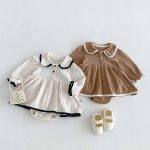 【66-90cm】ロンパース ベビー 可愛い 無地 キュート - 画像 (2)