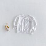 【73-100cm】カーディガン ベビー 無地 通気性拔群 - 画像 (8)