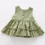 【66-100cm】トップスorショートパンツ ベビー フリル ノースリープ - 画像 (6)