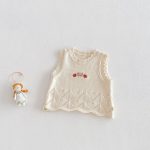 【73-120cm】トップスorパンツ ベビー どうぶつ刺繍 ニット - 画像 (8)