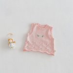 【73-120cm】トップスorパンツ ベビー どうぶつ刺繍 ニット - 画像 (9)