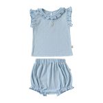 【73-100cm】セットアップ ベビー 薄手 フリル - 画像 (15)