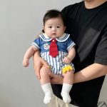 【66-90cm】ロンパース ベビー ペンギン柄 セーラー - 画像 (5)
