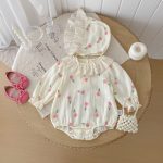 【66-90cm】ロンパース＆帽子 ベビー チューリップ キュート - 画像 (9)
