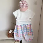【73-100cm】パンツ ベビー ドットor小花柄 ゆったり - 画像 (21)