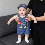 【66-90cm】ロンパース ベビー デニム カートゥーン - 画像 (5)