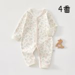 【66-90cm】ロンパース ベビー ナチュラル シンプル - 画像 (6)