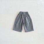【80-120cm】ワイドパンツ 男の子 ストライプ 薄手 - 画像 (8)