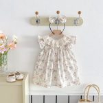 【66-130cm】ロンパースorワンピース ベビー 姉妹服 フラワー柄 - 画像 (11)