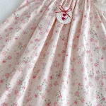 【66-140cm】ロンパースor ワンピース ベビー 小花柄 フリルスリーブ - 画像 (15)