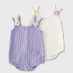 【66-90cm】ロンパース ベビー キャミフラワー かわいい - 画像 (8)