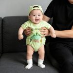 【66-90cm】半袖ロンパース ベビー フロッグ かわいい - 画像 (6)