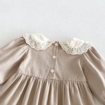 【73-110cm】ワンピース ベビー レトロ 刺繡 - 画像 (12)