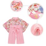 【60-100cm】浴衣 ベビー 桜柄 スウィート - 画像 (12)