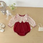 【66-90cm】ロンパース ベビー フラワー キュート - 画像 (7)