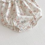 【66-130cm】ロンパースorワンピース ベビー 姉妹服 フラワー柄 - 画像 (19)