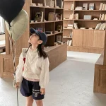 【80-130cm】ショートパンツ 女の子 バイカラー カジュアル - 画像 (22)